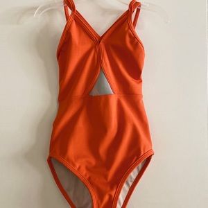 Orange Leotard